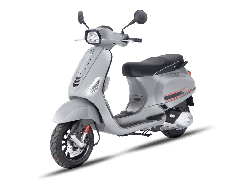 ilustrasi Vespa S dengan warna grey (dok. Vespa Indonesia)