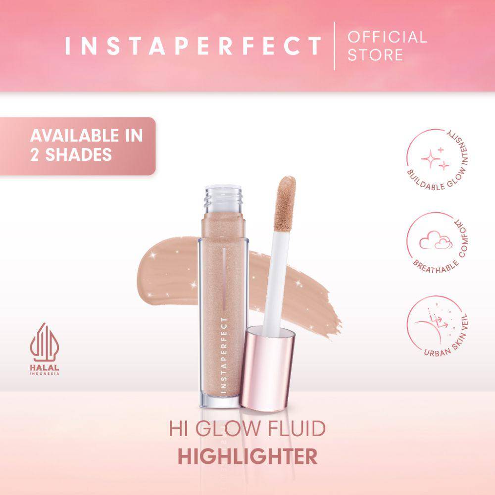 Wardah Instaperfect Hi Glow Fluid Highlighter (shopee.co.id/Instaperfect Official Shop)