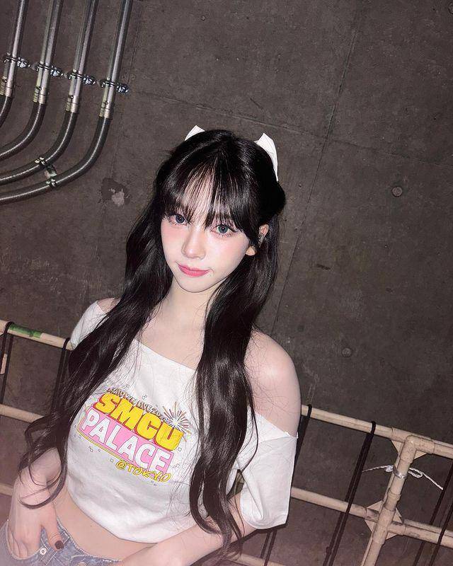 Inspirasi pink makeup ala Karina Aespa (Instagram.com/katarinabluu)