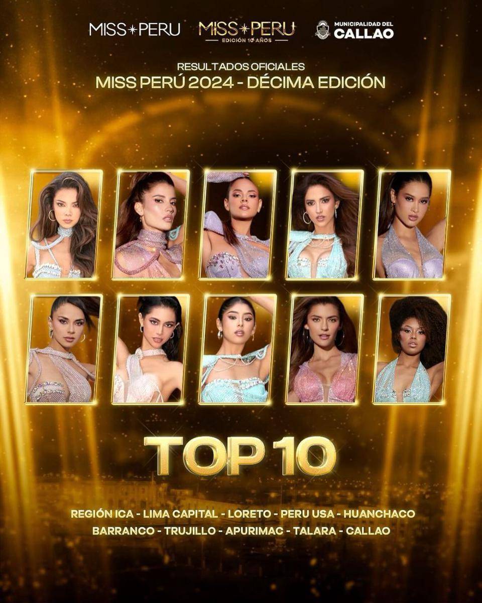 Top 10 Miss Peru 2024 (instagram.com/missperuofficial)