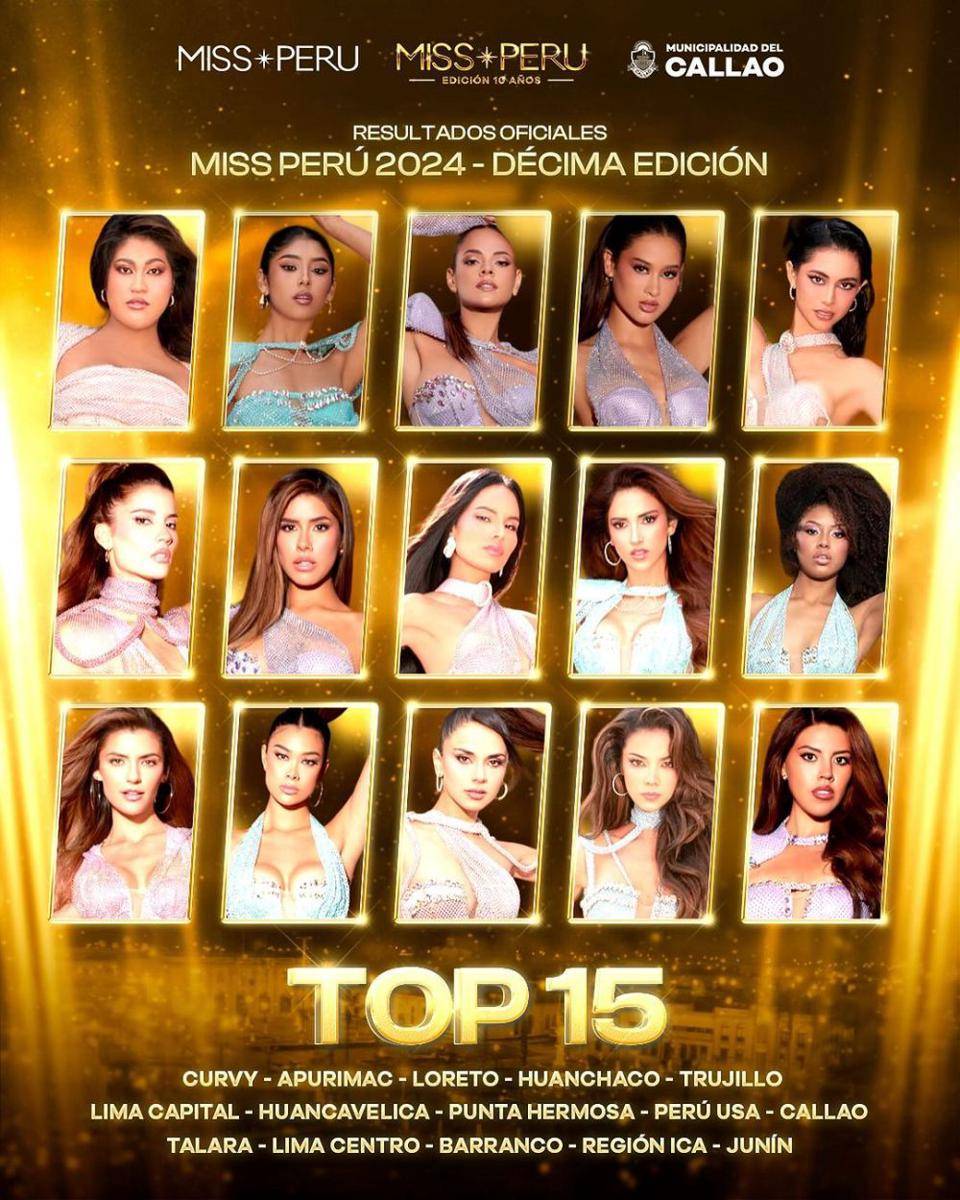 Top 15 Miss Peru 2024 (instagram.com/missperuofficial)