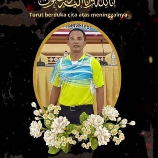 Ucapan duka untuk Suhartono di akun PBVSI Sumut (instagram/pbvsi_sumaterautara)