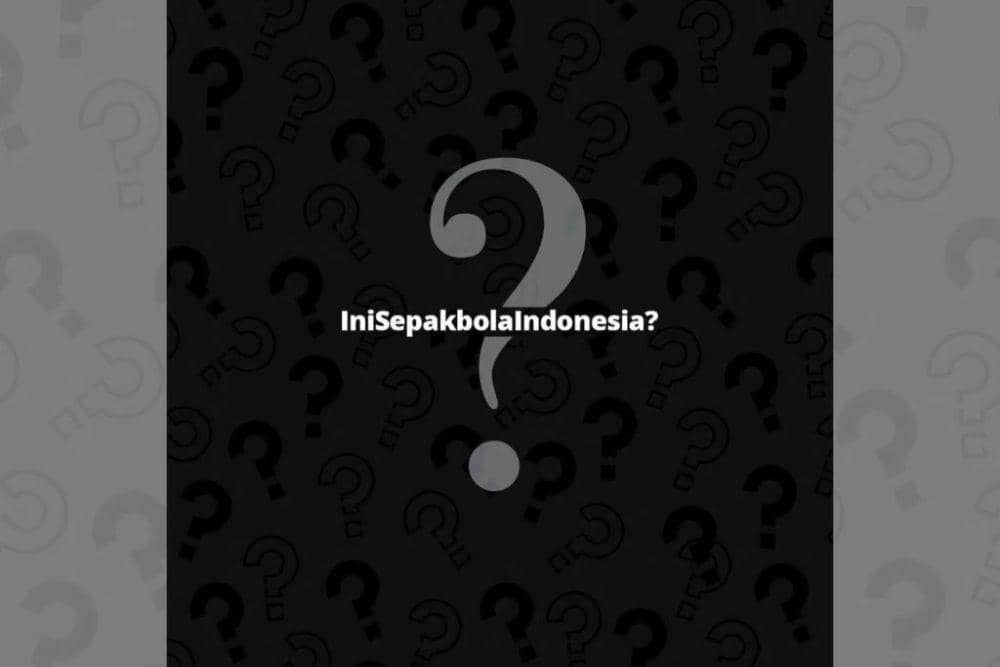 Postingan tagar #IniSepakbolaIndonesia? yang diunggah pada akhir pekan lalu. (Dok. Istimewa)