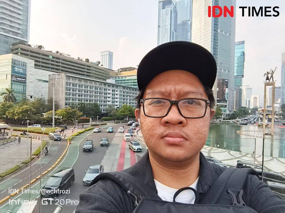 hasil jepretan kamera depan Infinix GT 20 Pro 5G (IDN Times/Fatkhur Rozi)