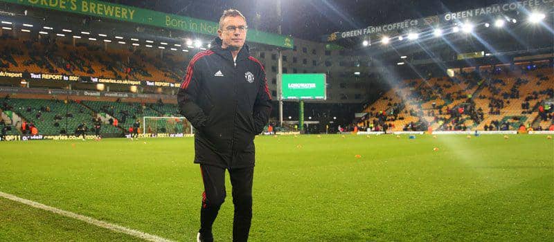 Ralf Rangnick saat jadi bagian dari Manchester United. (twitter.com/manutd)