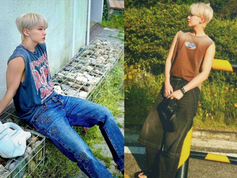 sleeveless shirt ala Hoshi SEVENTEEN (instagram.com/ho5hi_kwon)