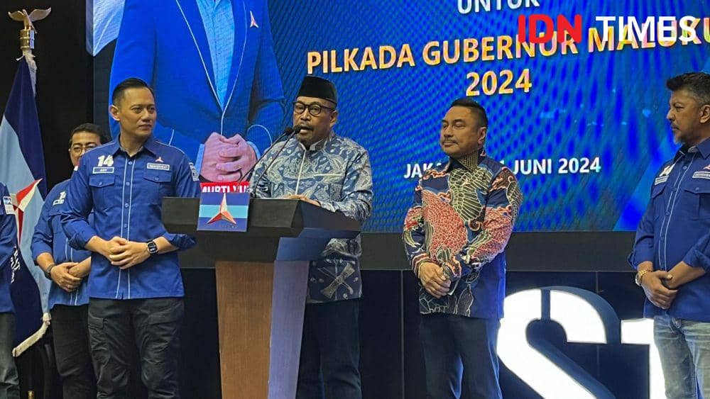 Murad Ismail jadi nama Cagub Maluku yang diusung Partai Demokrat pada Pilkada 2024 (IDN Times/Ridwan Aji Pitoko)