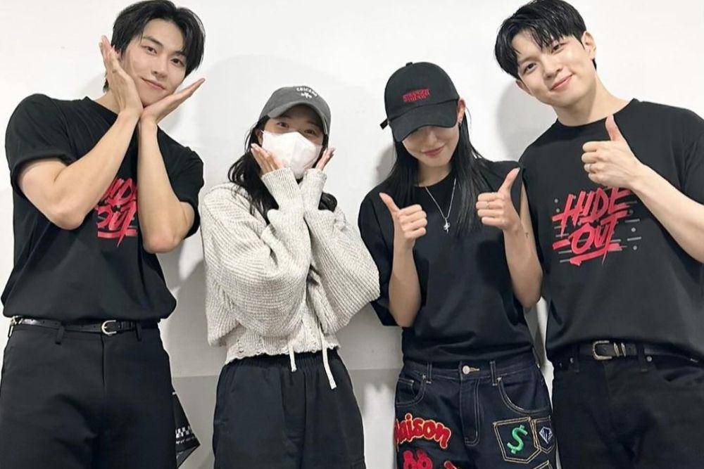 potret cast dan staf Lovely Runner nonton konser Seunghyub N.Flying (instagram.com/sssn9_zzzn9)