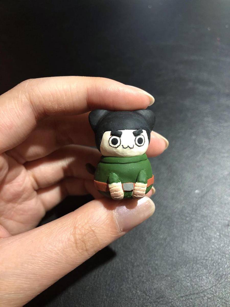 potret karya buatan tangan Naruto dari tanah liat (reddit.com/user/tofuku)