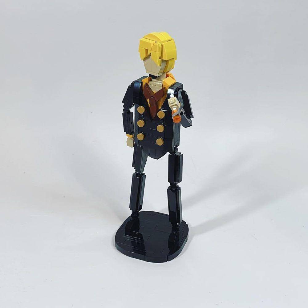 potret koleksi LEGO bertema Topi Jerami (reddit.com/user/eyemcantoeknees)