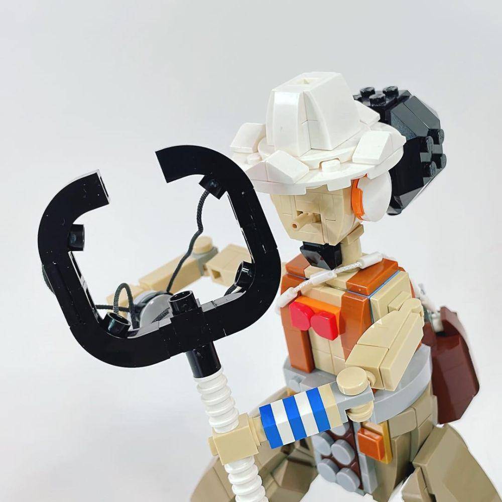 potret koleksi LEGO bertema Topi Jerami (reddit.com/user/eyemcantoeknees)