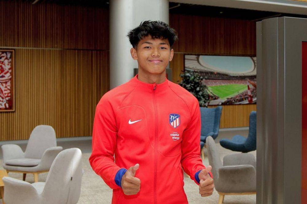 Santiago Rublico, pemain Filipina yang bermain di Atletico Madrid U-19 (atleticodemadrid.com)
