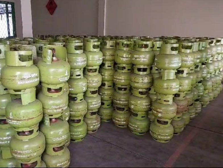 Penampakan gas LPG 3 Kg di Kota Bandar Lampung jelang Hari Raya Idul Adha 2024. (IDN Times/Istimewa).