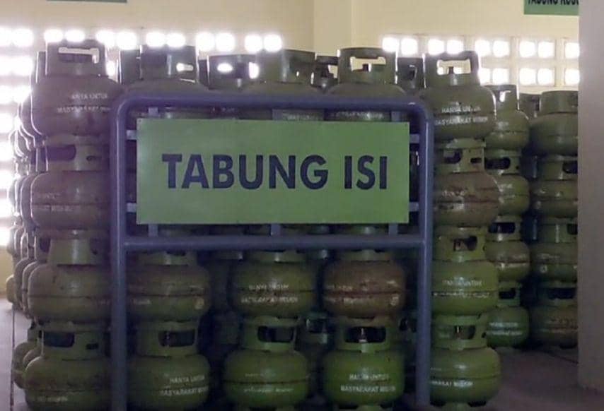 Penampakan gas LPG 3 Kg di Kota Bandar Lampung jelang Hari Raya Idul Adha 2024. (IDN Times/Istimewa).