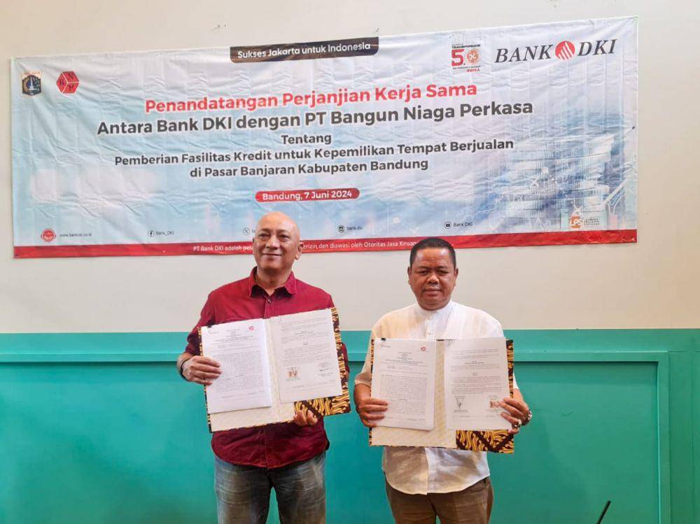 Bank DKI dan PT Bangun Niaga Perkasa/dok Bang DKI