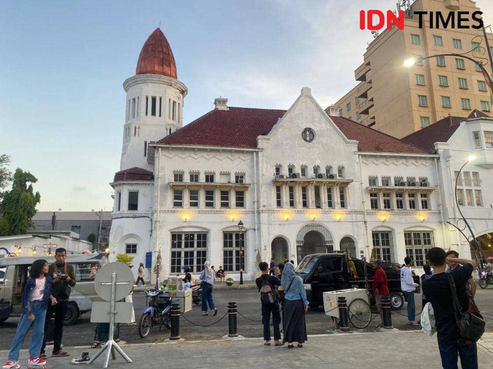 Suasana Kota Lama Surabaya. (IDN Times/Khusnul Hasana)