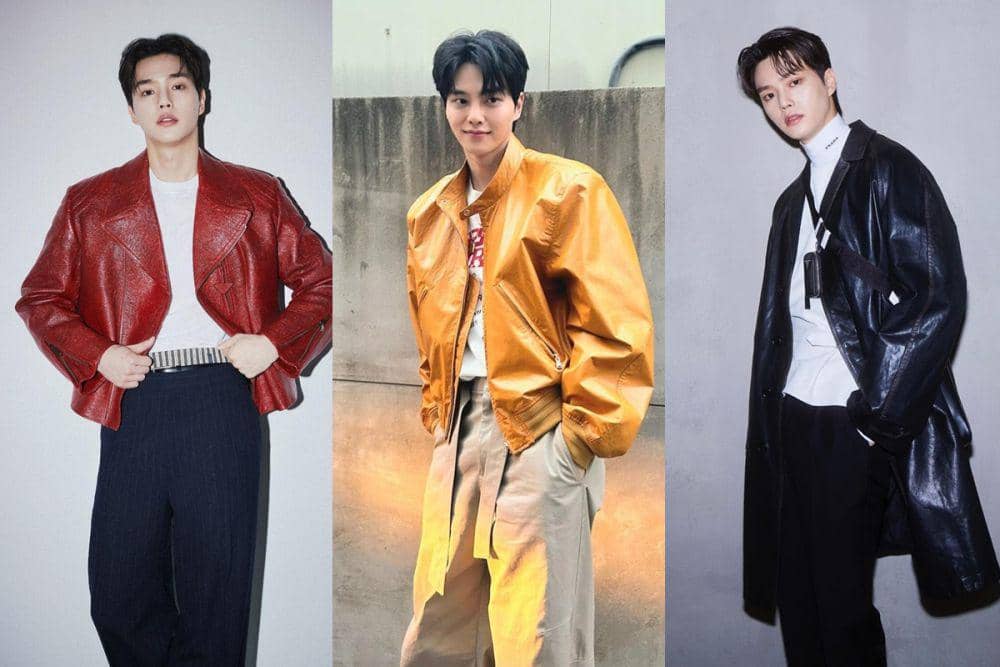 7 Inspirasi OOTD Leather ala Song Kang, Chic dan Maskulin!