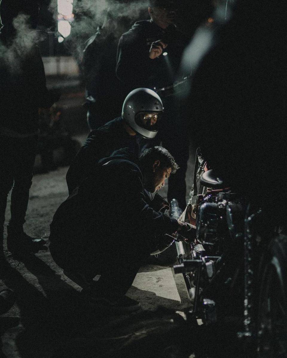 potret Surya Insomnia motoran dari tengah malam hingga pagi (instagram.com/suryainsomnia)