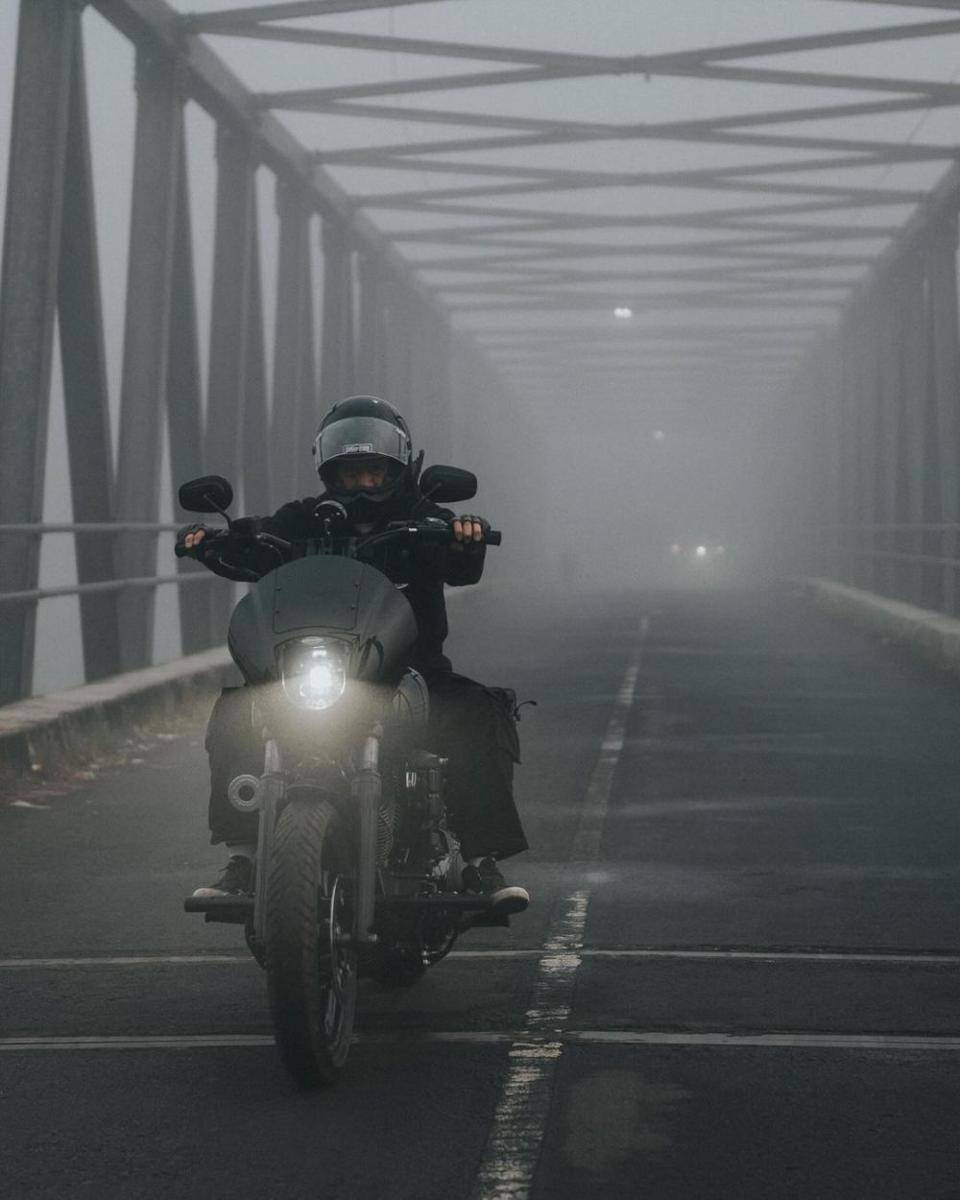 potret Surya Insomnia motoran dari tengah malam hingga pagi (instagram.com/suryainsomnia)