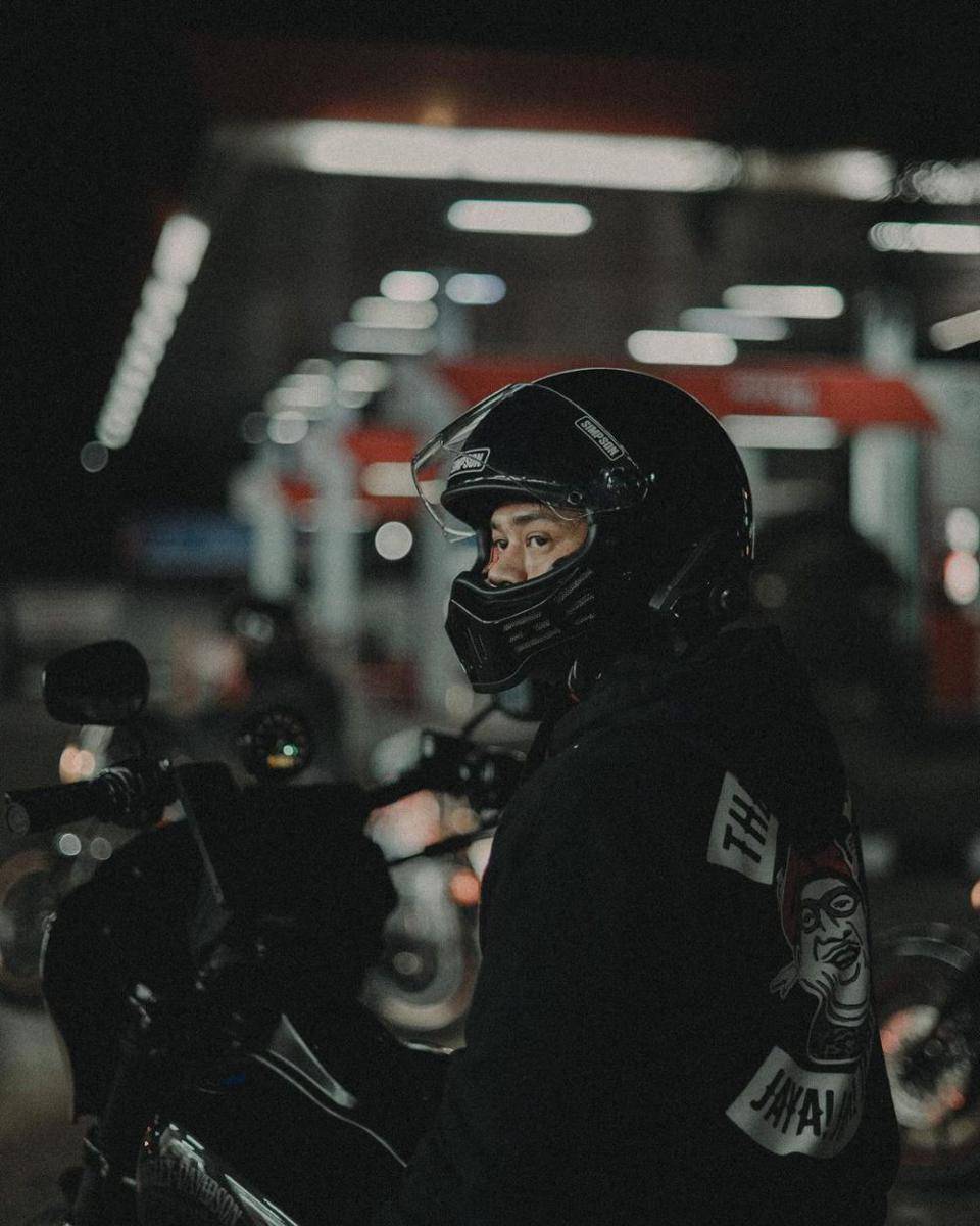 potret Surya Insomnia motoran dari tengah malam hingga pagi (instagram.com/suryainsomnia)
