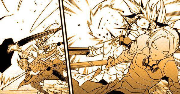 Kikoru saat mencoba mengikuti gerakan ibunya ( Dok. Shueisha / Kaiju No. 8 )