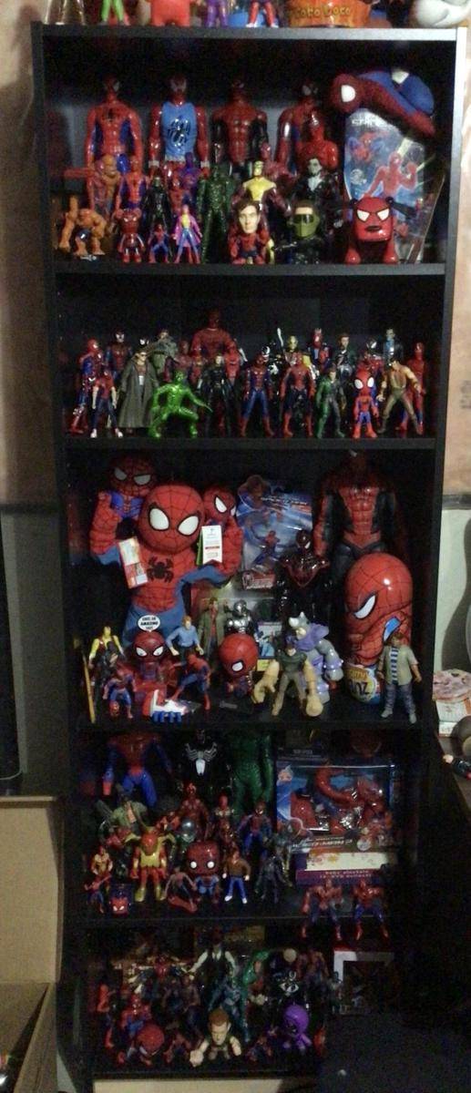 potret koleksi figur aksi Spider-Man (reddit.com/user/UrameshiYuusuke)