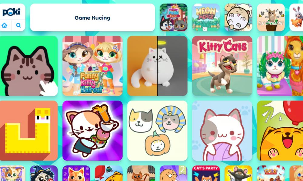 7 Rekomendasi Game Website Ringan Tentang Kucing di Poki