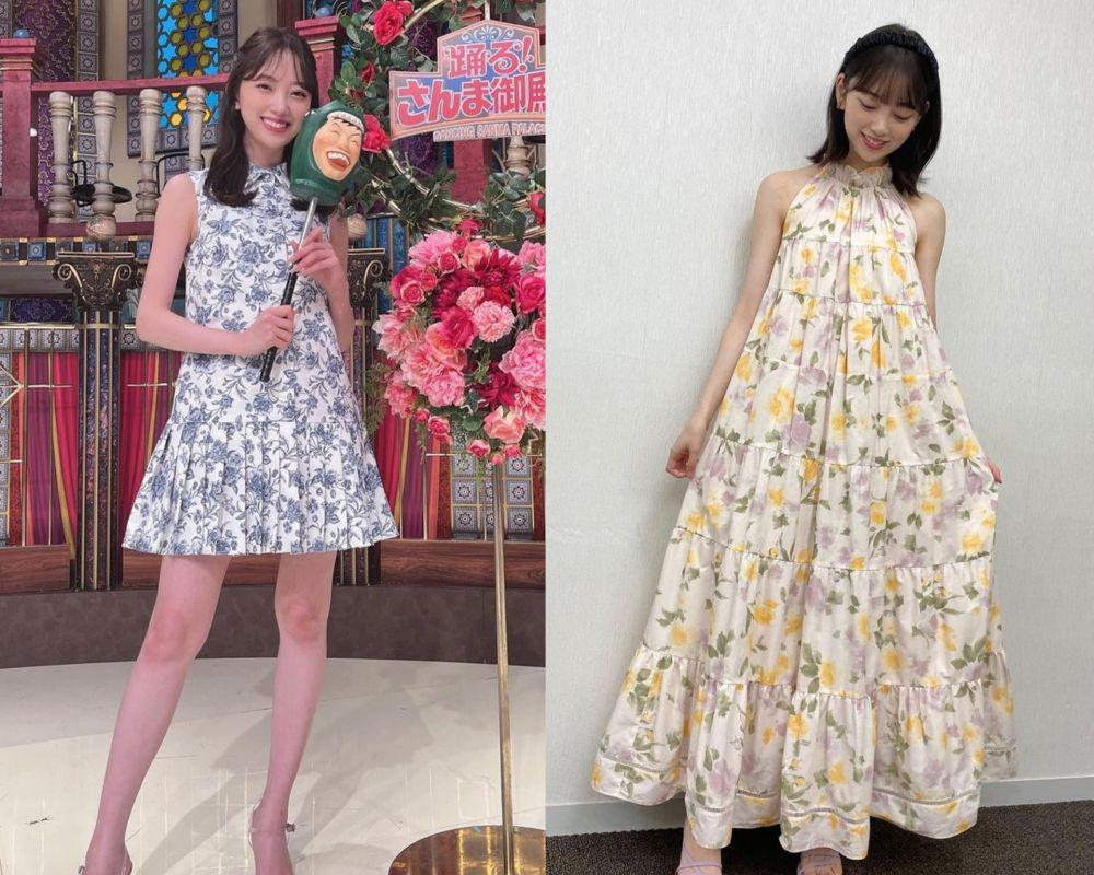 10 Inspirasi Floral Outfit ala Miona Hori yang Bikin Look Girly
