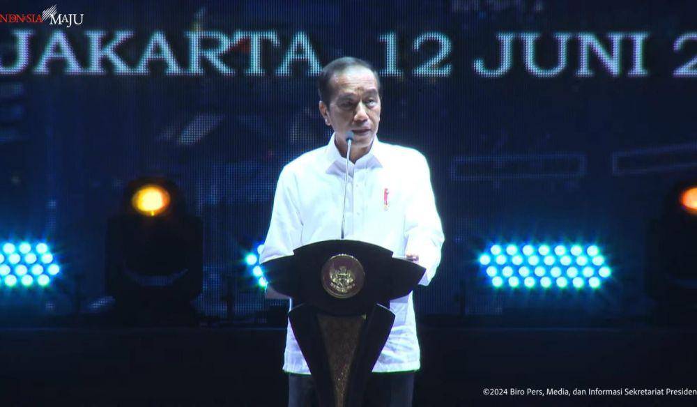 Presiden Jokowi Buka Event Jakarta Fair Kemayoran 2024 (Youtube.com/Sekretariat Presiden)
