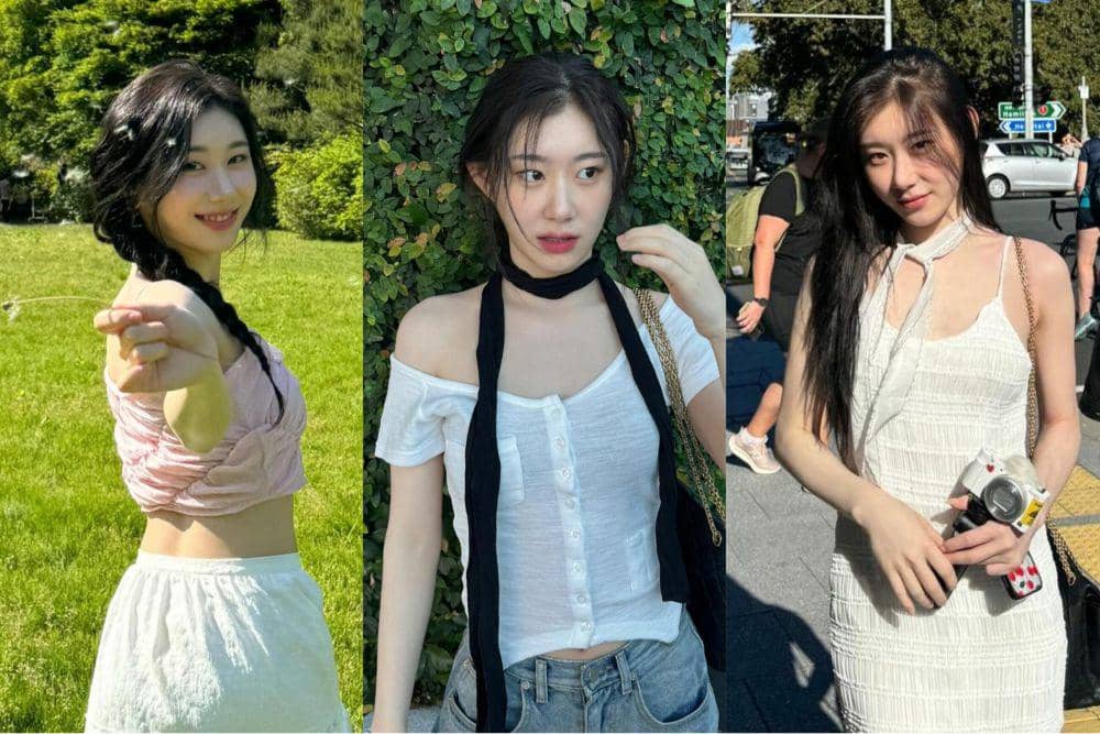 8 Ide Outfit Santai Nuansa Putih ala Chaeryeong ITZY, So Fresh!