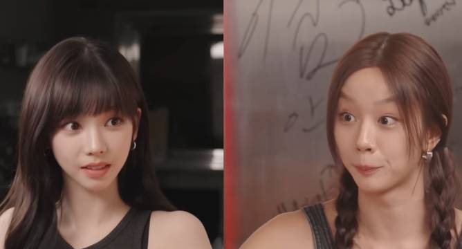 Karina aespa dan Hyeri (youtube.com/혜리)
