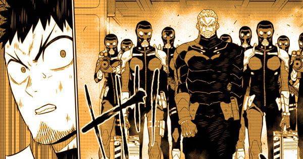 Isao mendatangi Kafka( Dok. Shueisha / Kaiju No. 8 )