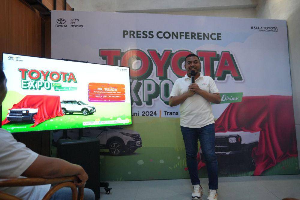 Suliadin selaku Marketing General Manager Kalla Toyota. (Dok. Istimewa)