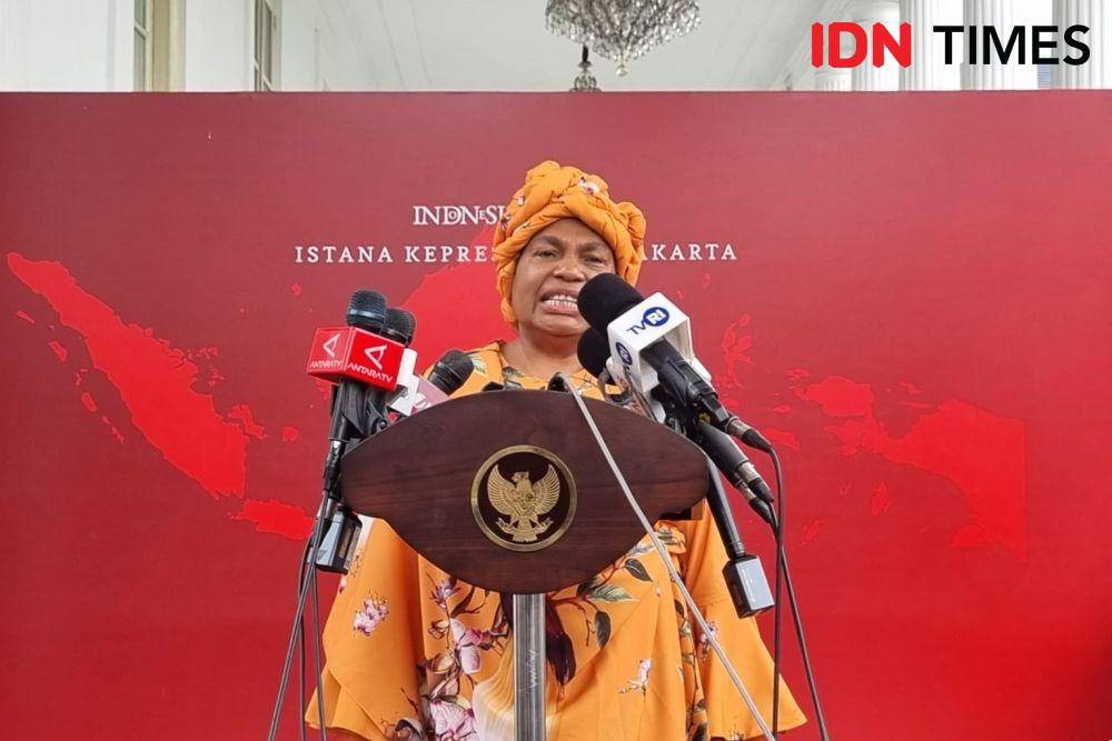 Ketua Majelis Rakyat Papua (MRP) Provinsi Papua, Nerlince Wamuar (IDN Times/Ilman Nafi'an)