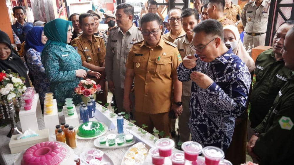 Kick off Intervensi Serentak Pencegahan Stunting di Posyandu Nuri, Kelurahan Penggoli, Kecamatan Wara utara/Istimewa