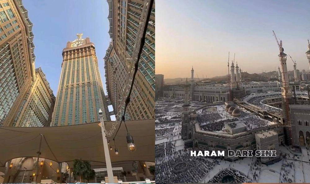 potret Risty Tagor eksplorasi Zamzam Tower (instgaram.com/ristytagor)