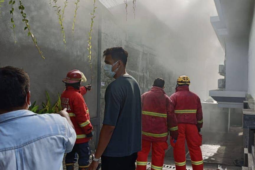 Kebakaran gudang LPG di Denpasar (Dok.IDN Times/istimewa)