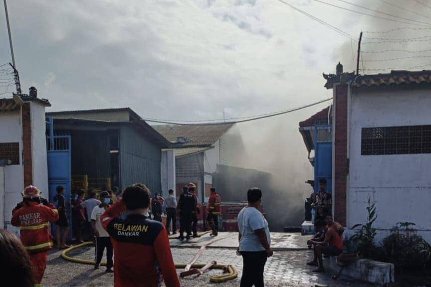 Kebakaran gudang LPG di Denpasar (Dok.IDN Times/istimewa)
