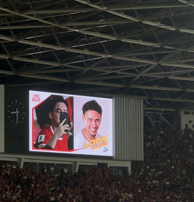 potret Valerie Tifanka nonton timnas bareng Lesti Kejora (instagram.com/valtifanka)