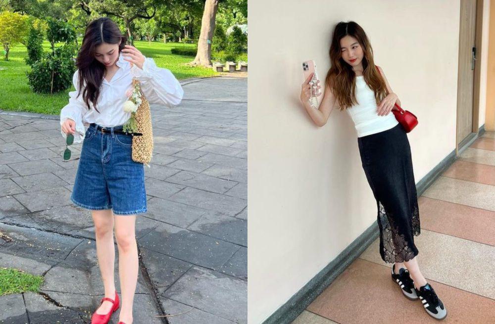 8 Ragam Padu Padan Atasan Putih ala Love Pattranite, Gak Ngebosenin!
