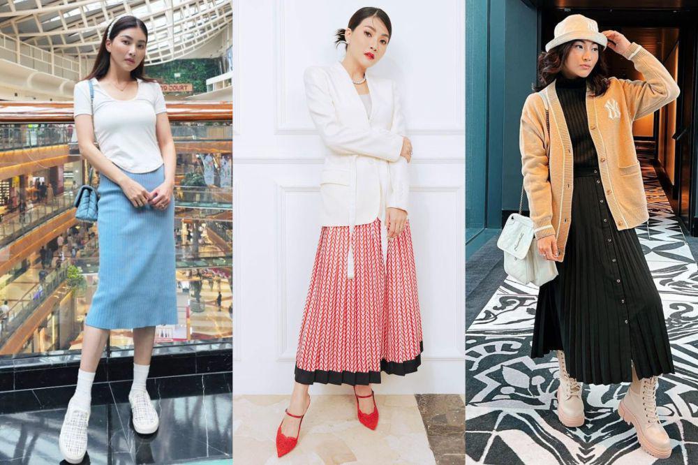 7 Ide OOTD Pakai Rok ala Sarwendah, Chic dan Praktis!