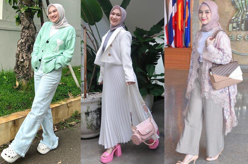 10 Ide Mix and Match Outer ala Melody Laksani, Chic Abis!