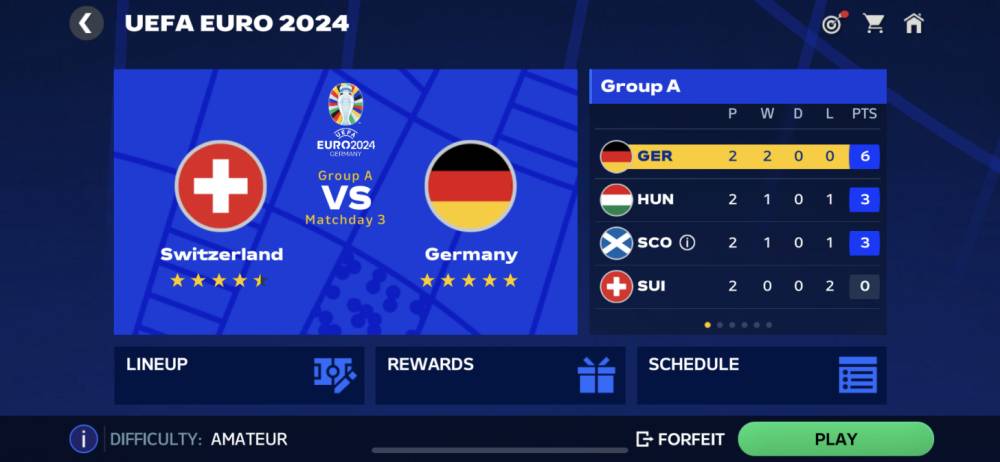 Potret kejuaraan Euro di EA Sports FC Mobile 2024. (ea.com)