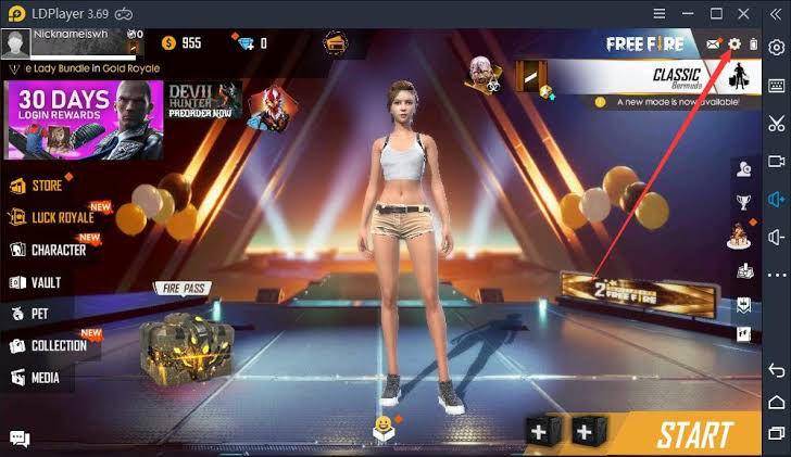 Free Fire di LDPlayer (ldplayer.com)