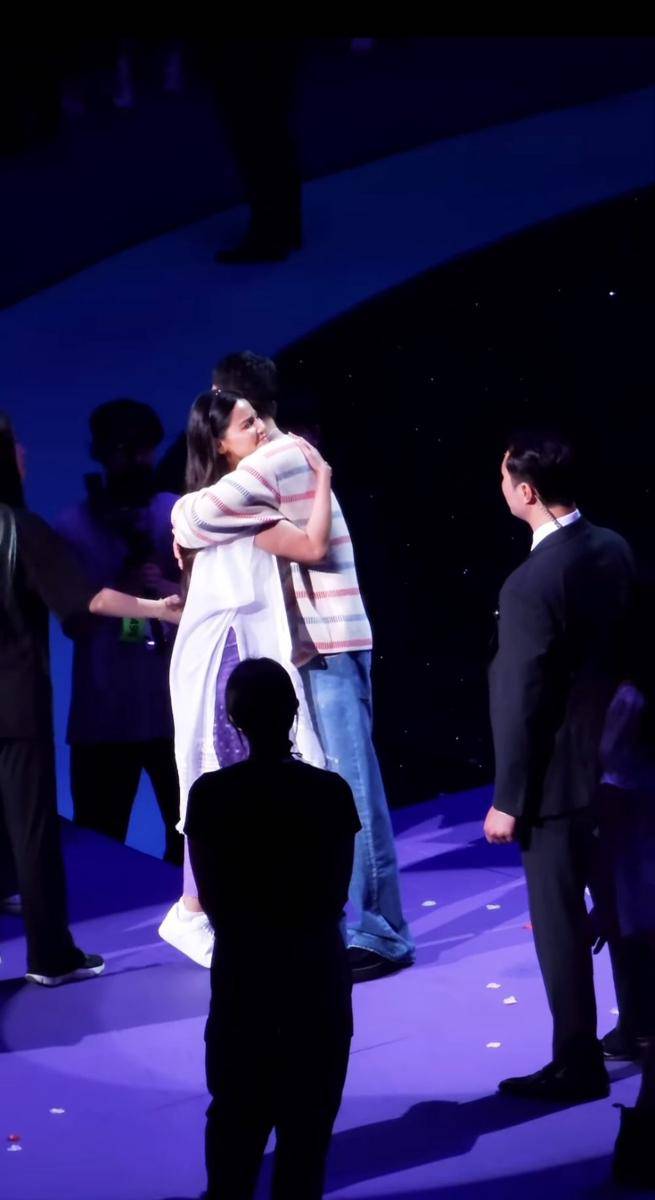 potret Yunita Siregar dan Jin BTS (instagram.com/yunitasiregar)