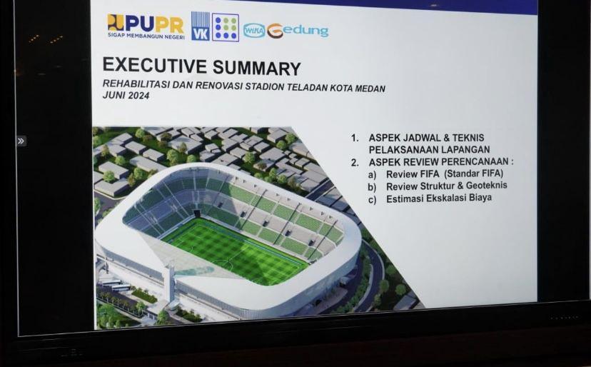 Revitalisasi Stadion Teladan Telan Rp275 M, Target Selesai Desember