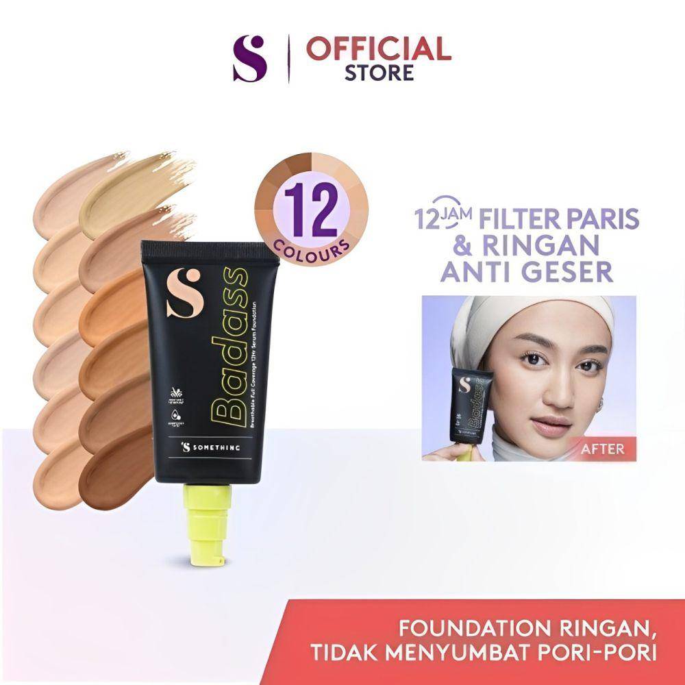 Somethinc Badass Breathable Full Coverage 12HR Serum Foundation (shopee.co.id/somethinc)