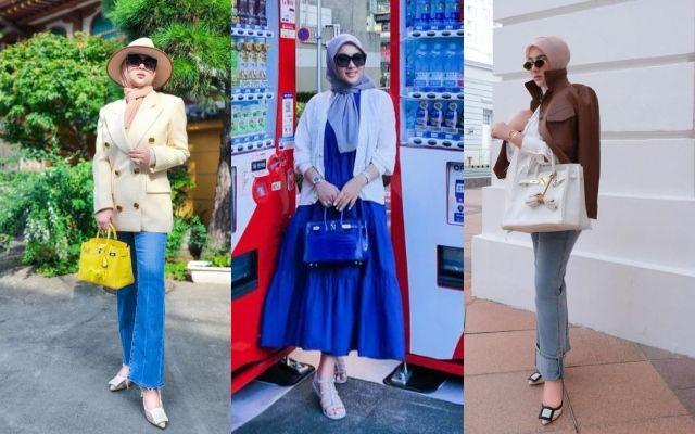 8 OOTD Hijab ala Syahrini, Mewah dan Siap jadi Perhatian!