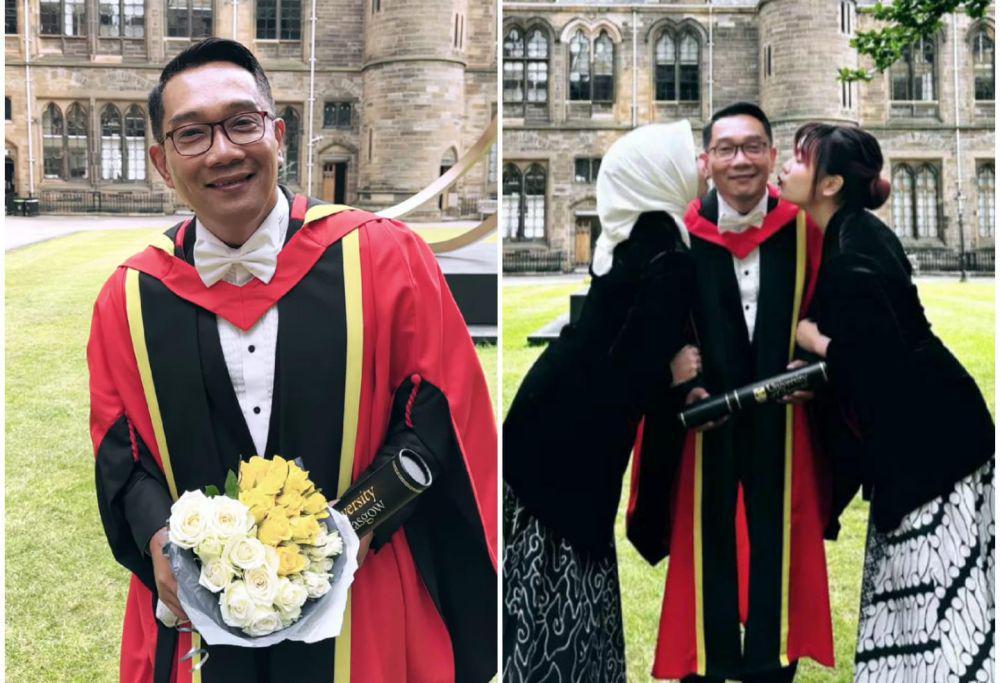 10 Potret Ridwan Kamil Terima Gelar Dr. (H.C) di Skotlandia