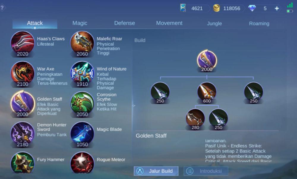 5 Hero Marksman yang Cocok Pakai Item Golden Staff di MLBB